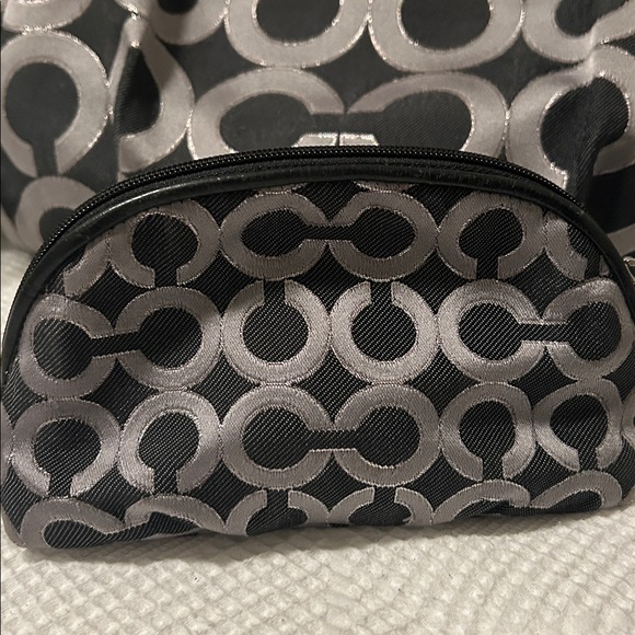 Coach Madison Denim Black and Gray Shoulder Bag Set - Picture 4 of 15